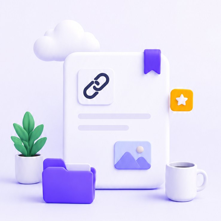 A tidy collection of saved links and folders